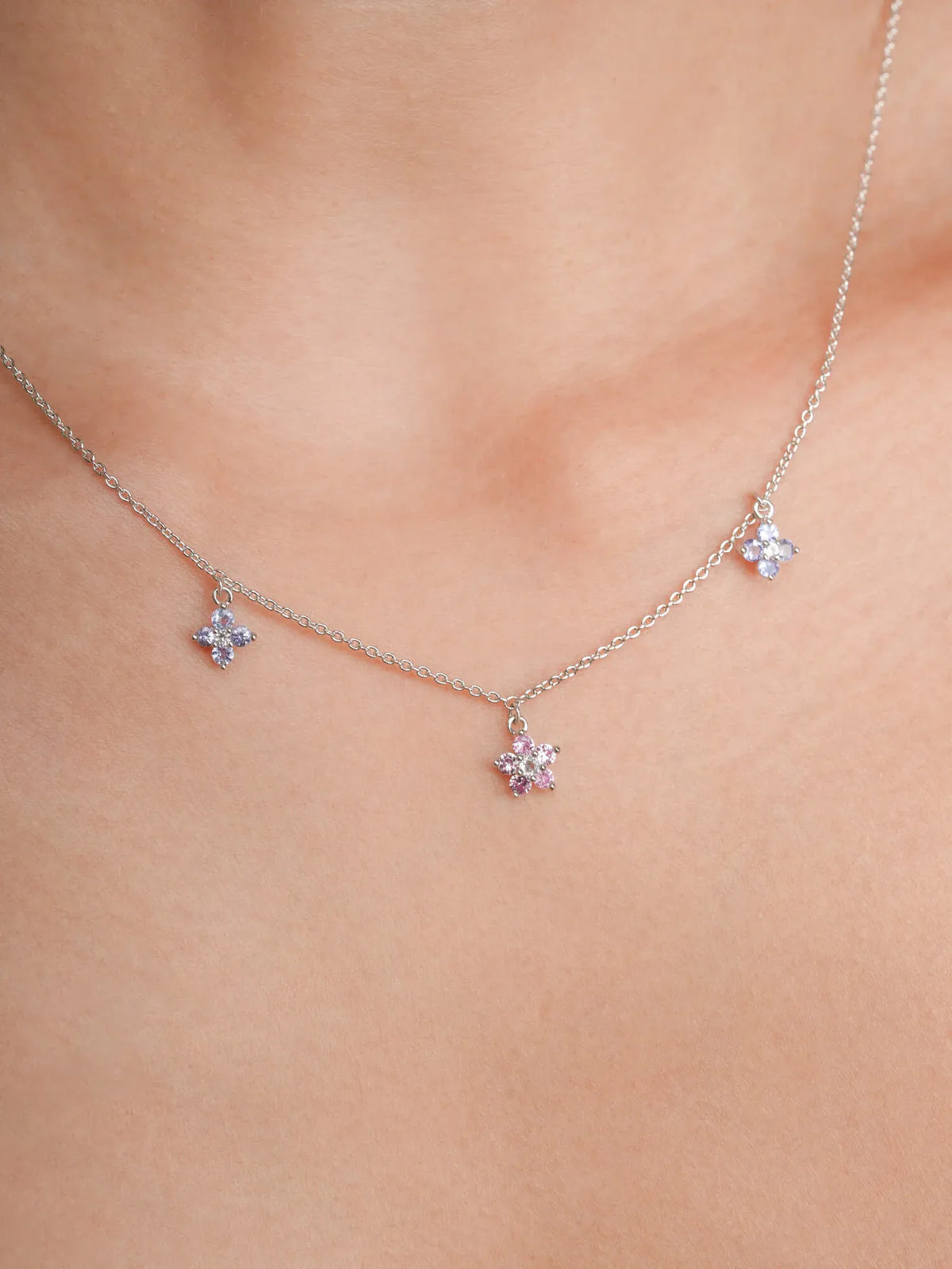Trio Blossom Necklace