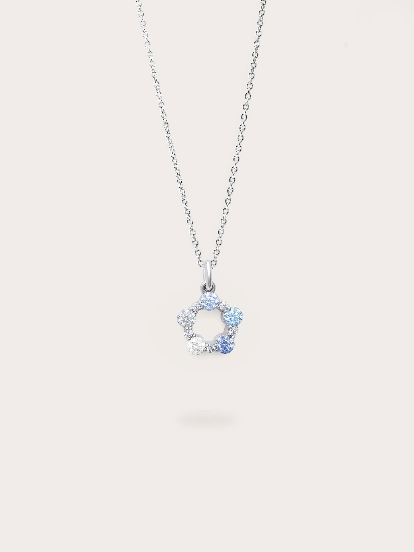 Winter Frost Moissanite Cluster Necklace