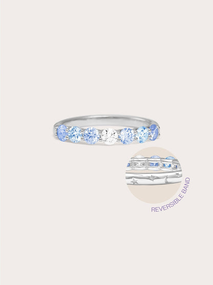 Winter Frost Moissanite Ring S925 Silver Rhodium (1) – Mondays Made Flower & Birthstone Jewelry Singapore
