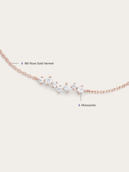 Wishing Arc Moissanite Bracelet