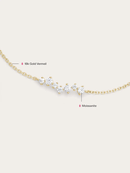 Wishing Arc Moissanite Bracelet