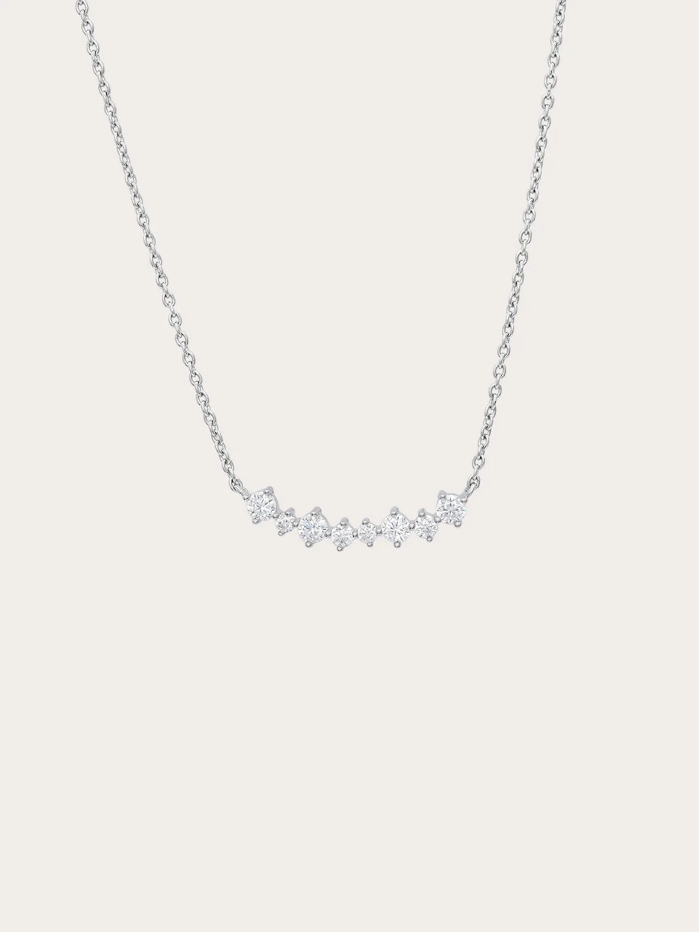 Wishing Arc Moissanite Necklace