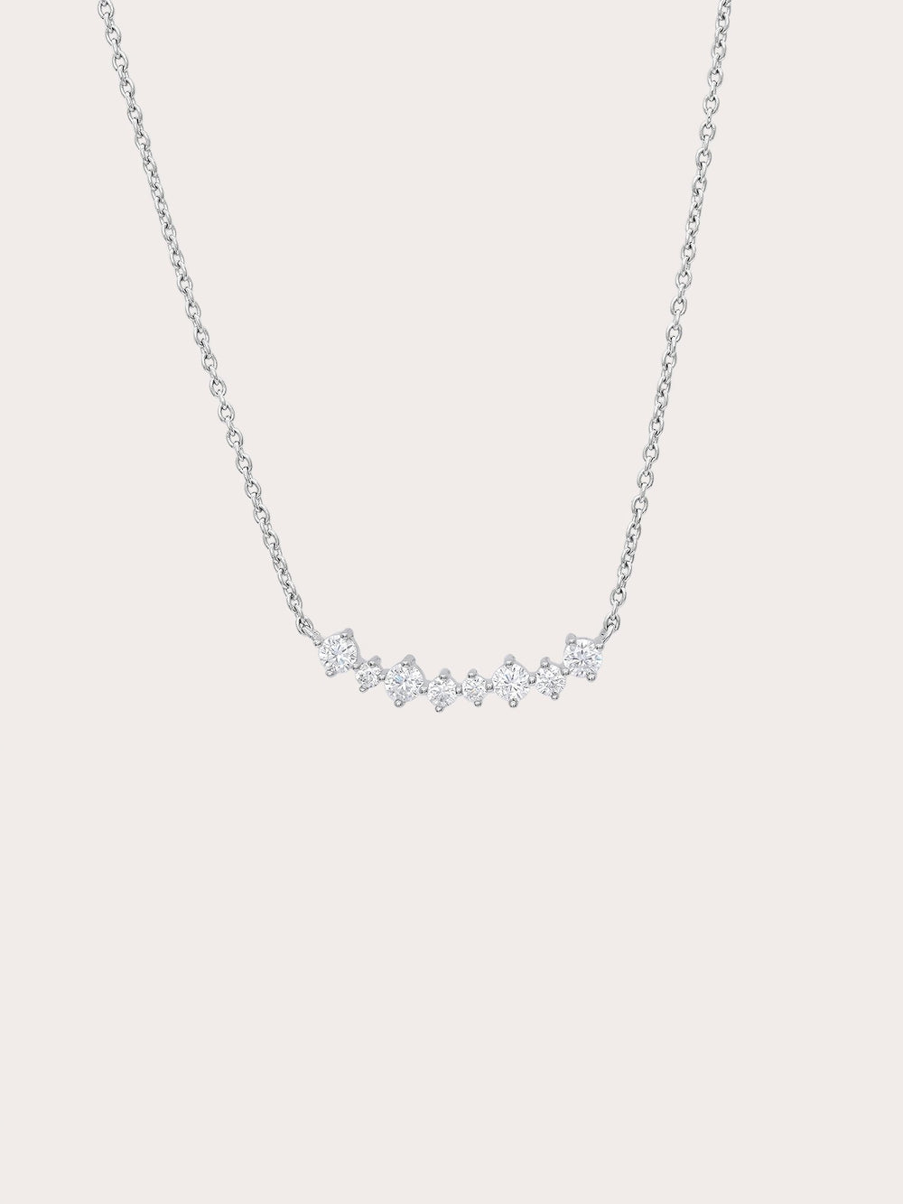 Wishing Arc Moissanite Necklace